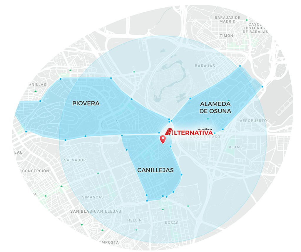 conoce la zona sobre la que trabaja alternativa inmobiliaria